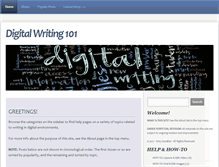 Tablet Screenshot of digitalwriting101.net